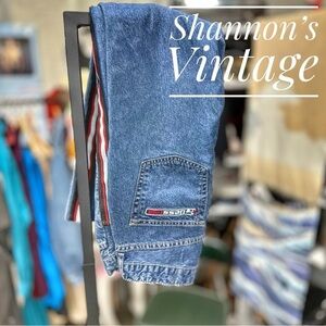 Guess Jeans VNTG 1990s made in USA sz 29 racing stripe jeans A23